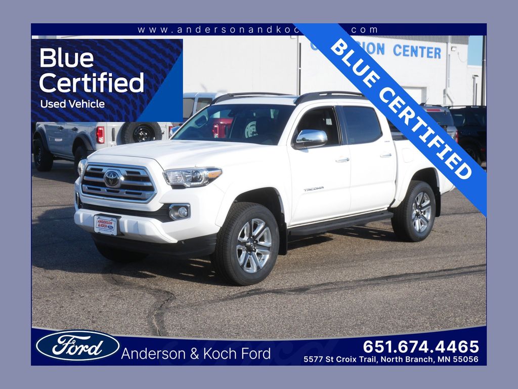 Super White 2019 Toyota Tacoma Pickup Truck Four-Wheel Drive 6-Speed Automatic