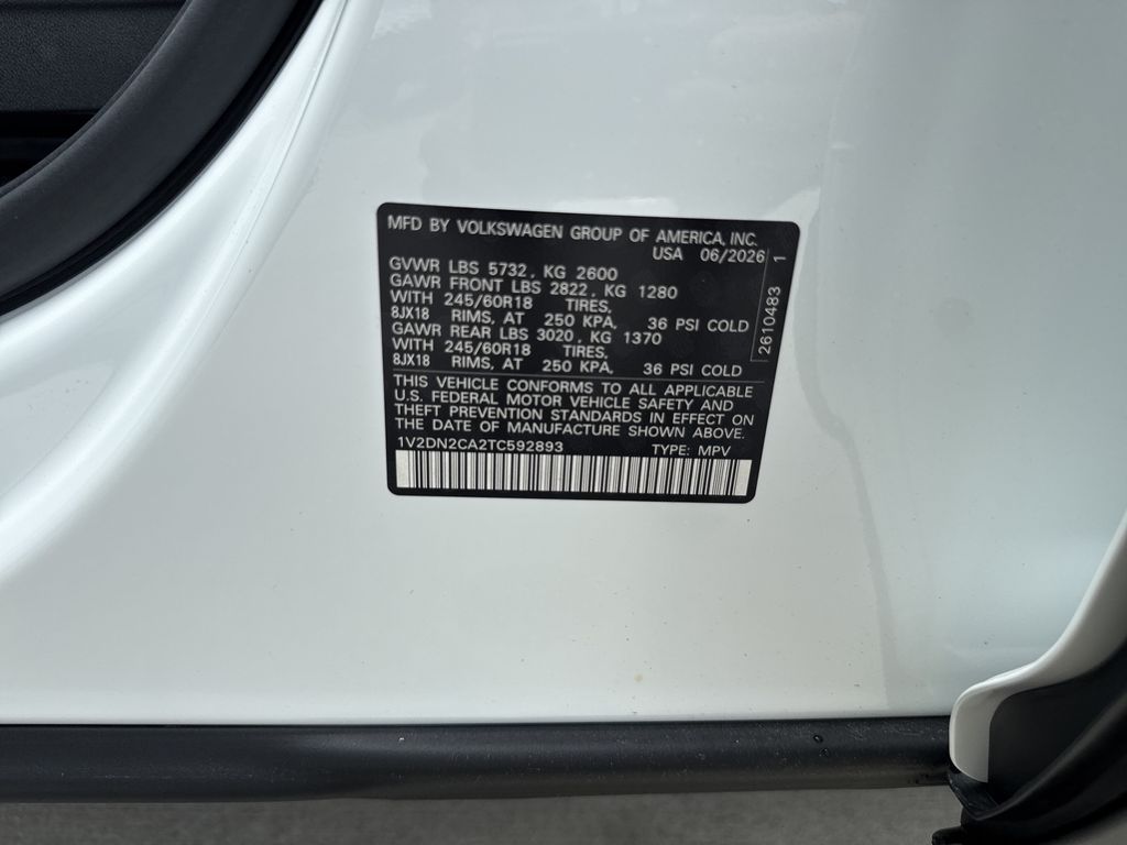 2026 Volkswagen Atlas SE White at DeMontrond Auto Country