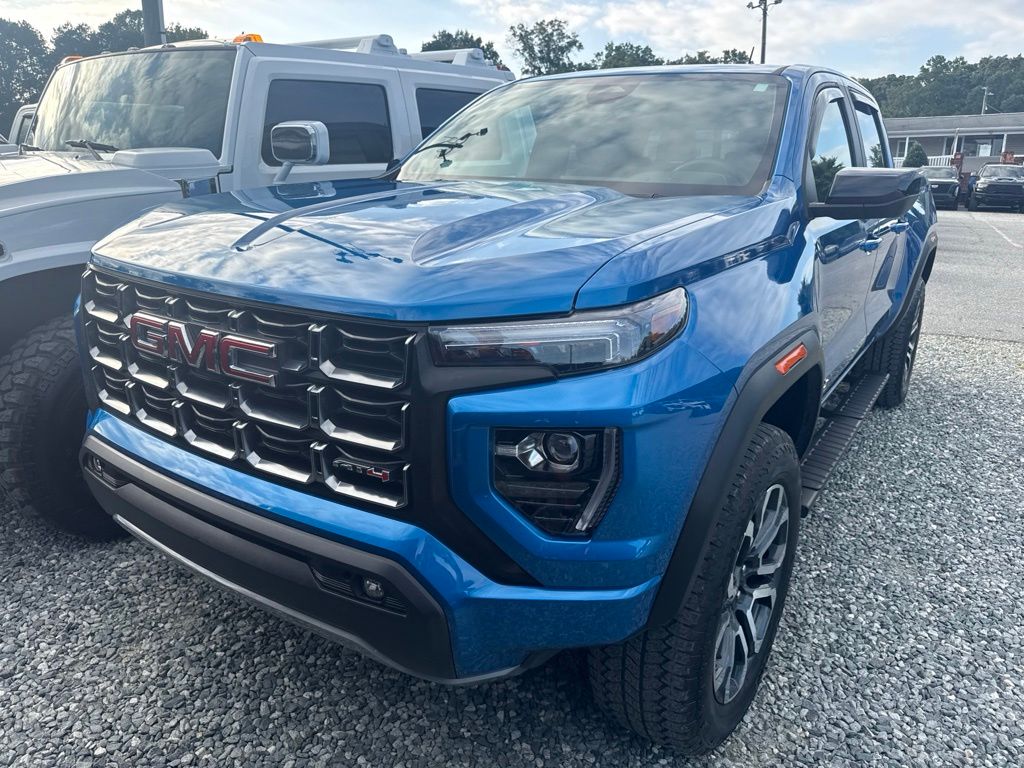 Dynamic Blue Metallic 2023 GMC Canyon Pickup Truck Four-Wheel Drive 8-Speed Automatic