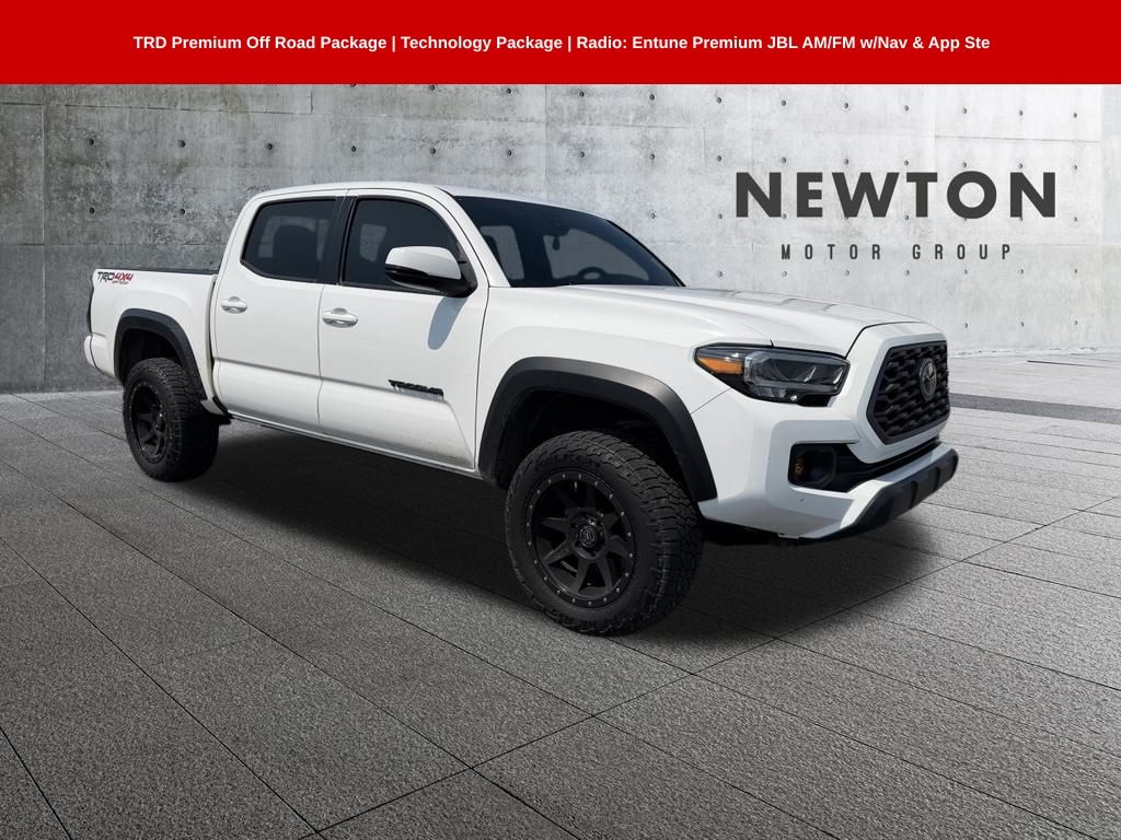 Super White 2020 Toyota Tacoma Pickup Truck Four-Wheel Drive 6-Speed Automatic