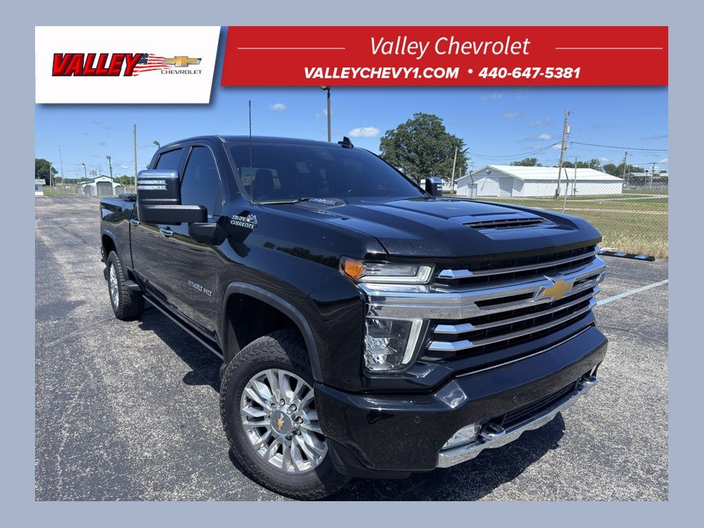 Black 2022 Chevrolet Silverado 2500HD Pickup Truck Four-Wheel Drive Automatic