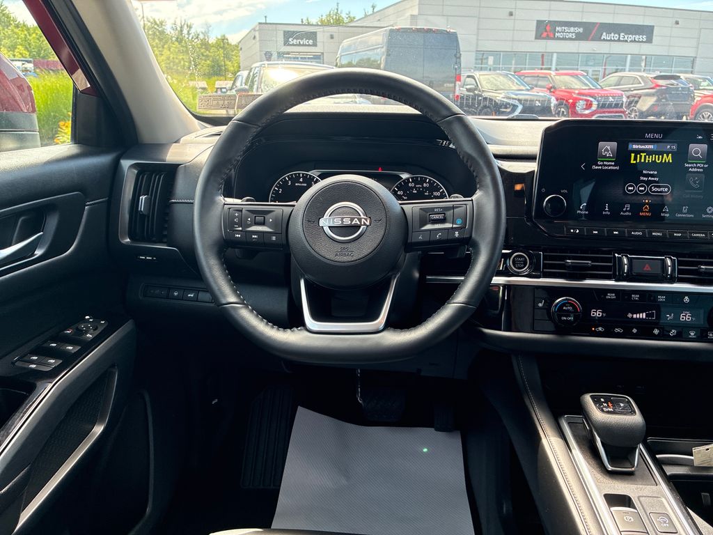 2023 Nissan Pathfinder SL Red at Bob Ruth Ford