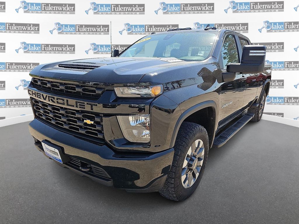 Black 2021 Chevrolet Silverado 2500HD Pickup Truck Four-Wheel Drive 6-Speed Automatic