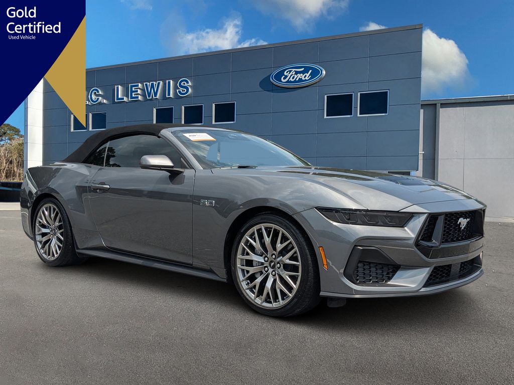 Carbonized Gray Metallic 2025 Ford Mustang Convertible Rear-Wheel Drive Automatic
