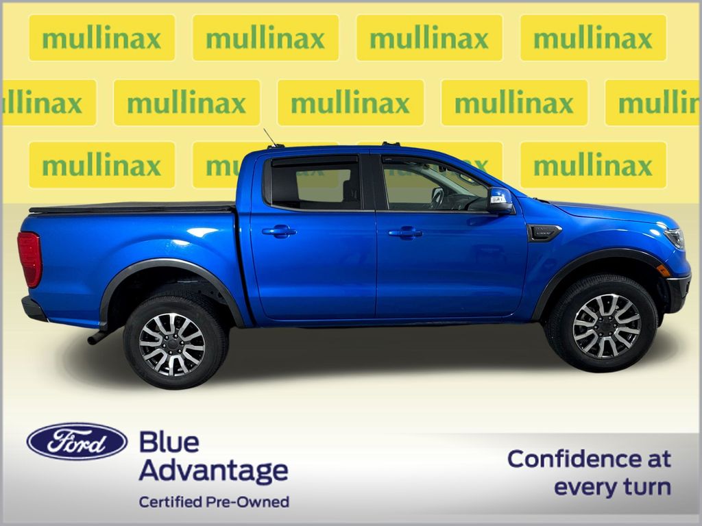 Certified Used 2021 Blue Ford Lariat image 2