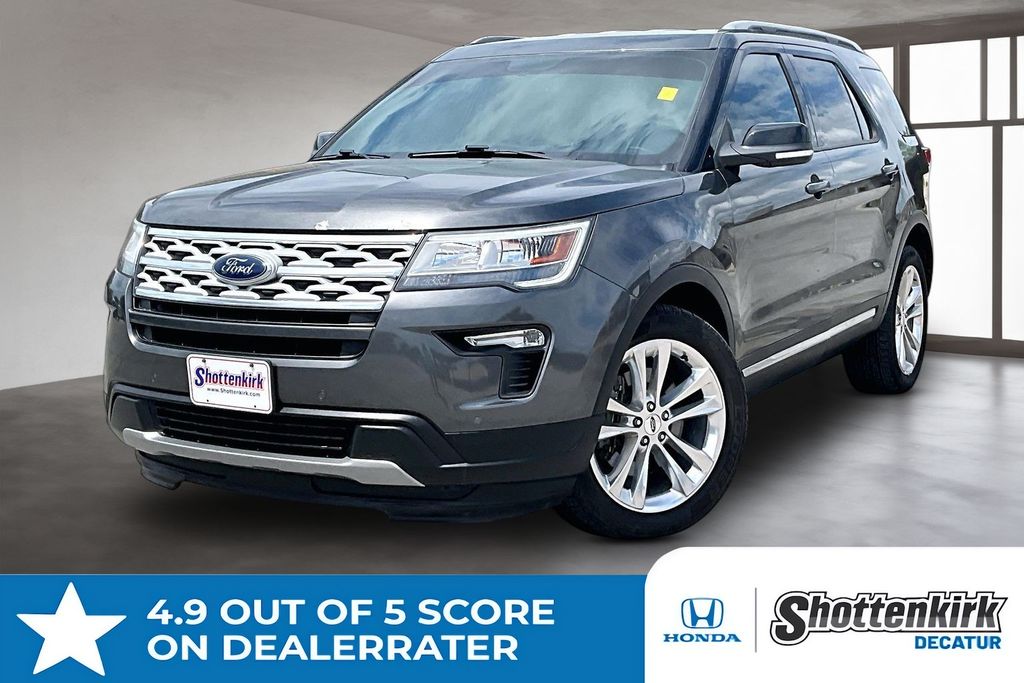 Gray (Magnetic) 2018 Ford Explorer XLT SUV / Crossover Front-Wheel Drive 6-Speed Automatic