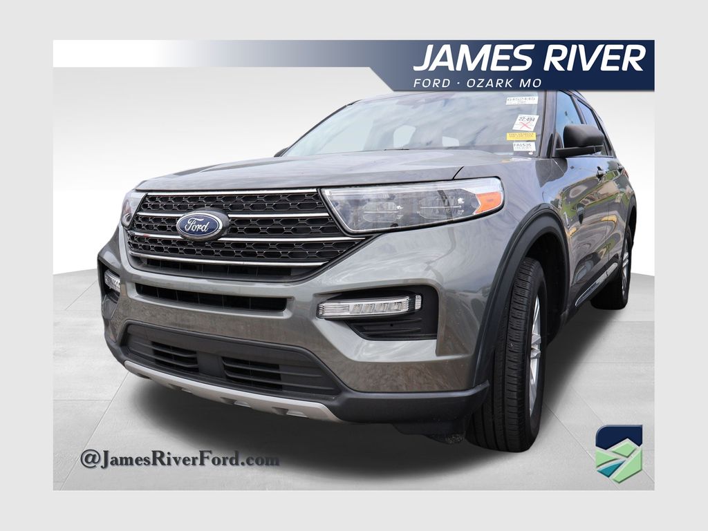 Gray Metallic 2024 Ford Explorer SUV / Crossover All-Wheel Drive Automatic