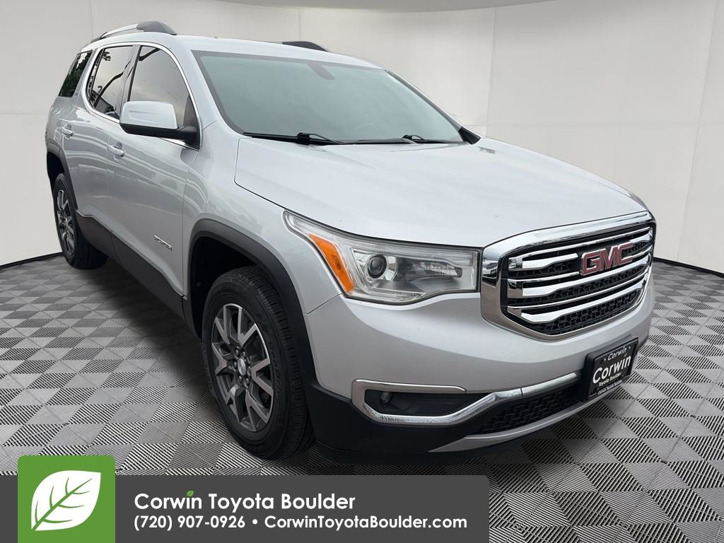 Quicksilver Metallic 2019 GMC Acadia SLT-1 AWD SUV / Crossover Four-Wheel Drive 6-Speed Automatic