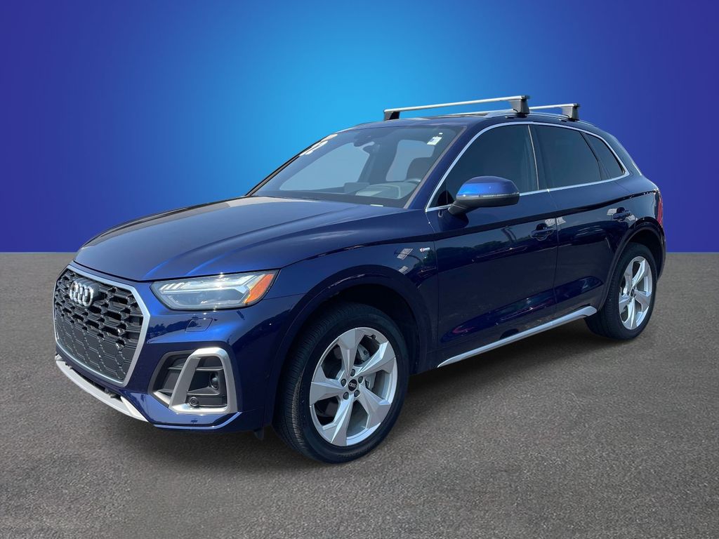 Blue Metallic 2022 Audi Q5 SUV / Crossover All-Wheel Drive 7-Speed Automatic
