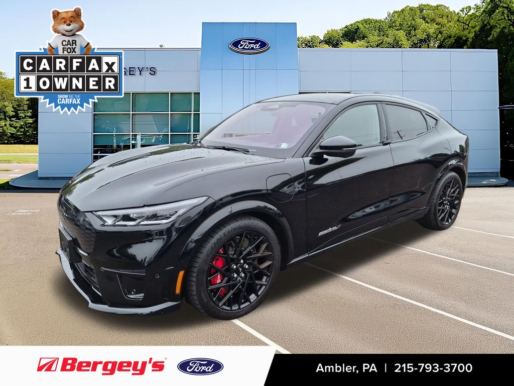 Shadow Black 2023 Ford Mustang Mach-E SUV / Crossover All-Wheel Drive Automatic