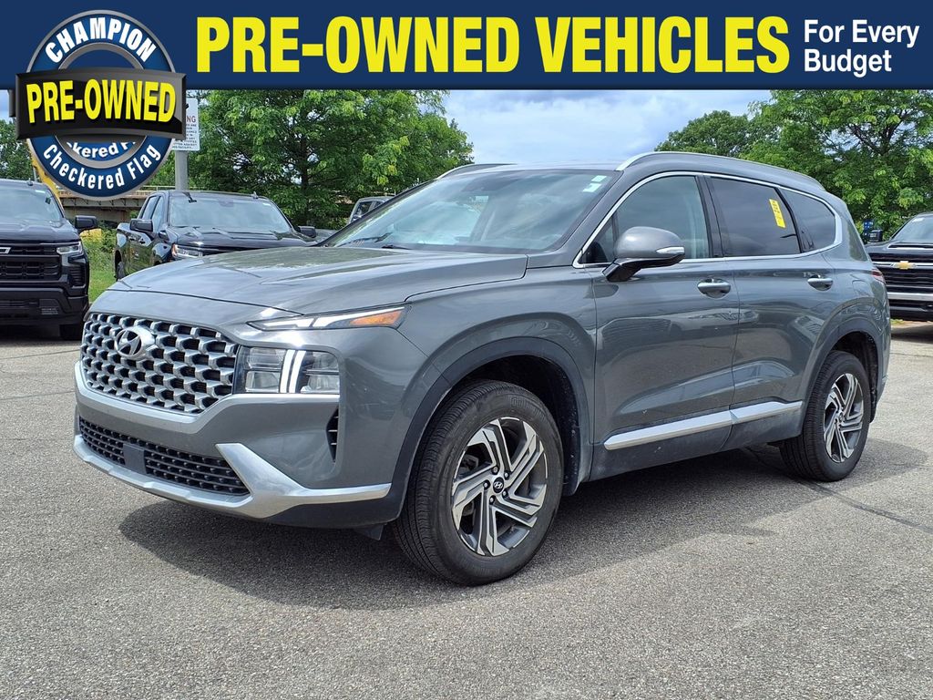 Gray 2022 Hyundai Santa Fe SUV / Crossover All-Wheel Drive 8-Speed Automatic