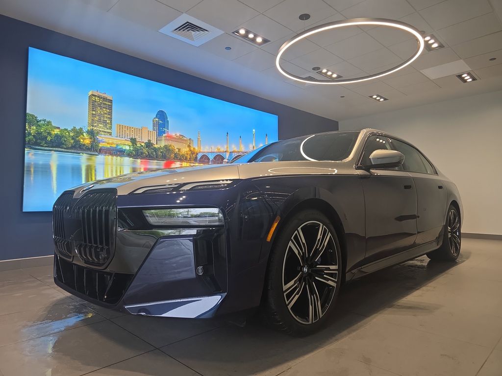 Tanzanite Blue II Metallic 2023 BMW 7 Series Sedan All-Wheel Drive 8-Speed Automatic