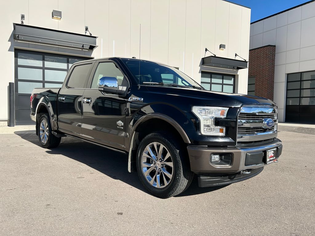 Black 2017 Ford F-150 Pickup Truck Four-Wheel Drive Automatic