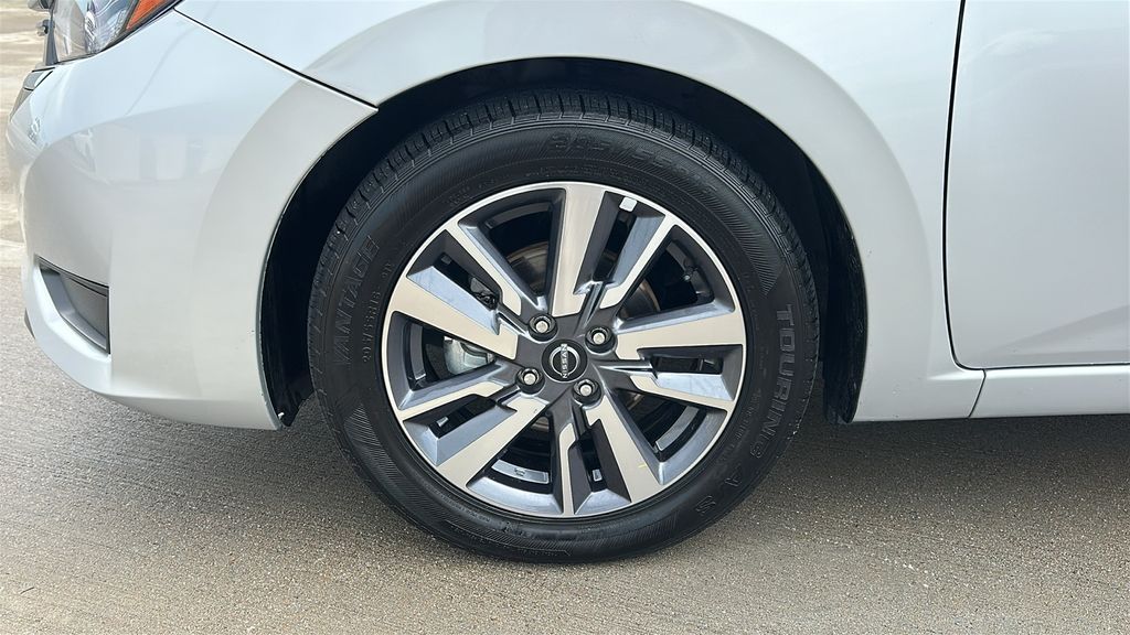 2025 Nissan Versa 1.6 SV Silver at South Houston Nissan