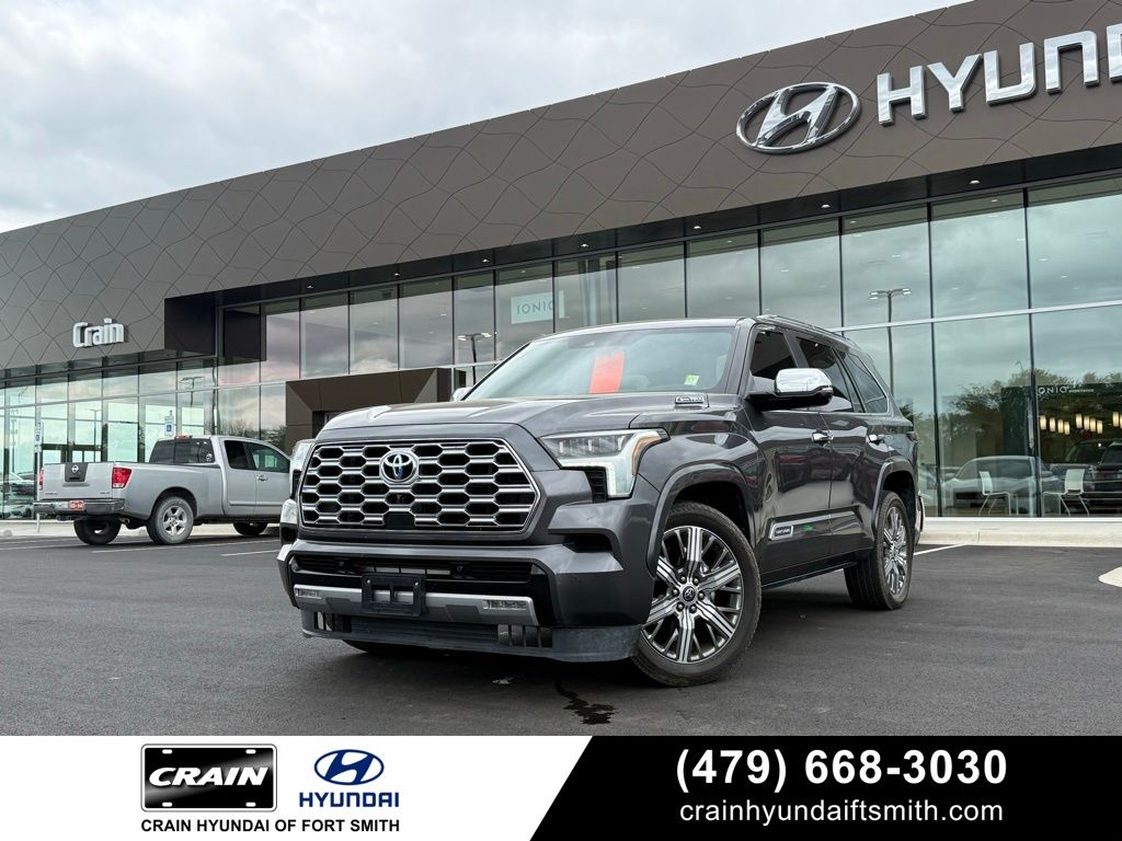 Magnetic Gray Metallic 2024 Toyota Sequoia Capstone 4WD SUV / Crossover Four-Wheel Drive Automatic