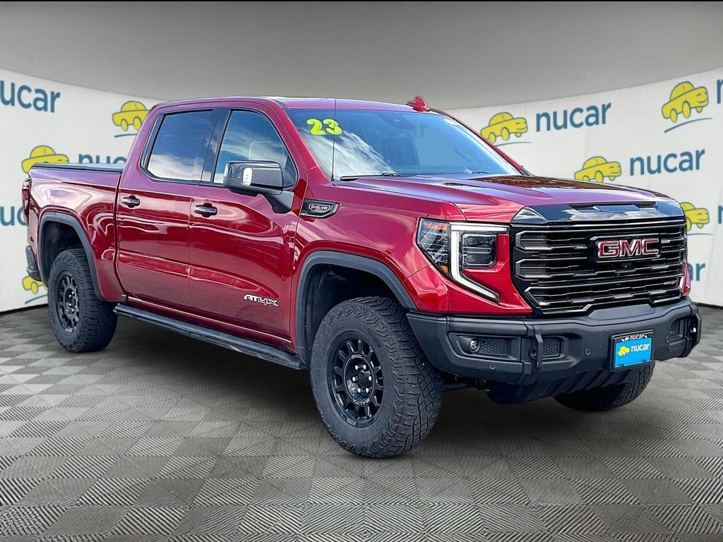 Red 2023 GMC Sierra 1500 Pickup Truck Four-Wheel Drive Automatic