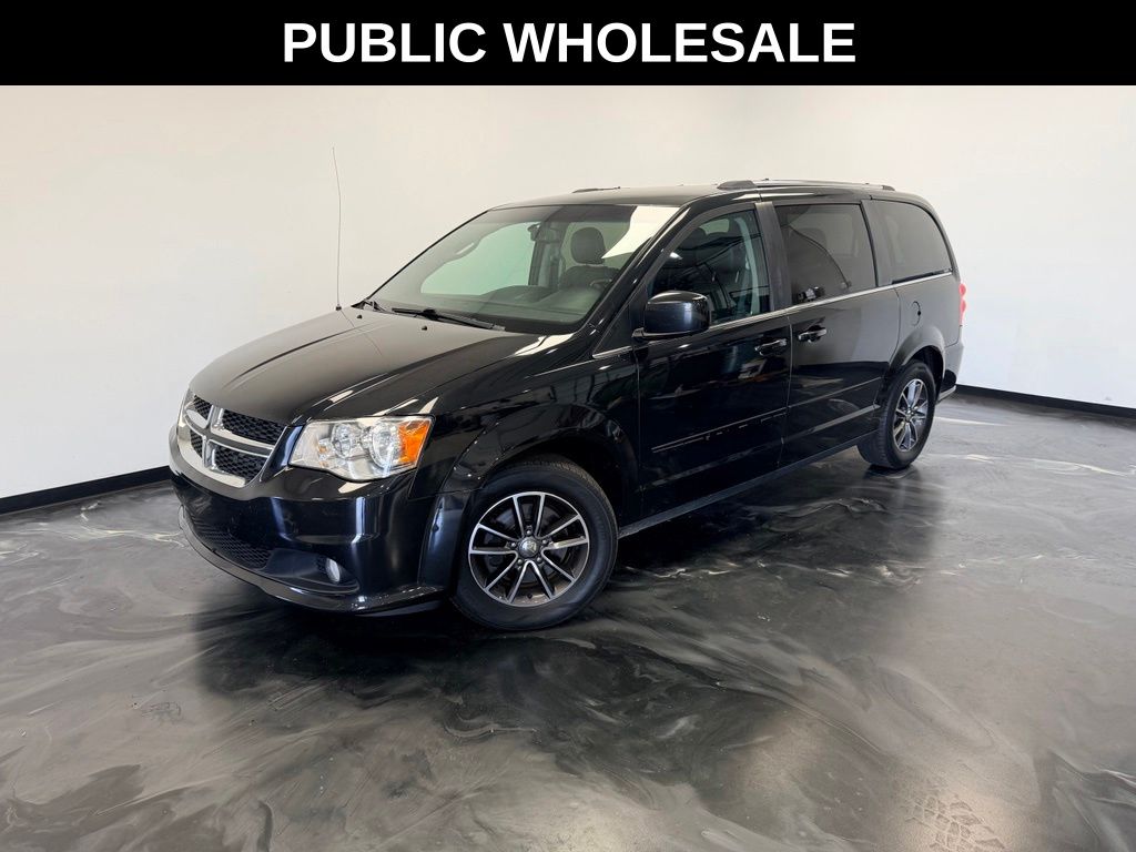 Brilliant Black Crystal Pearlcoat 2017 Dodge Grand Caravan Minivan Front-Wheel Drive 6-Speed Automatic