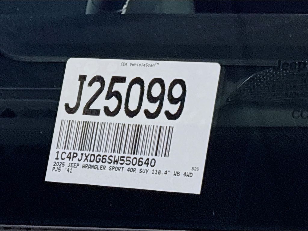 2025 Jeep Wrangler Sport S