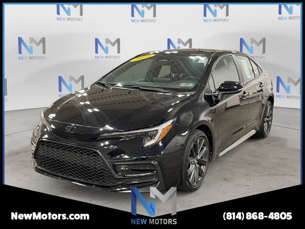 Midnight Black Metallic 2025 Toyota Corolla Sedan Front-Wheel Drive Continuously Variable Transmission