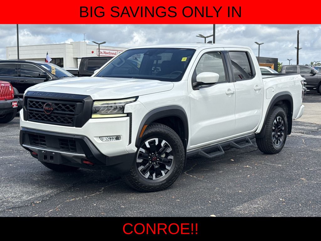 2022 Nissan Frontier PRO-X White at Central Houston Nissan