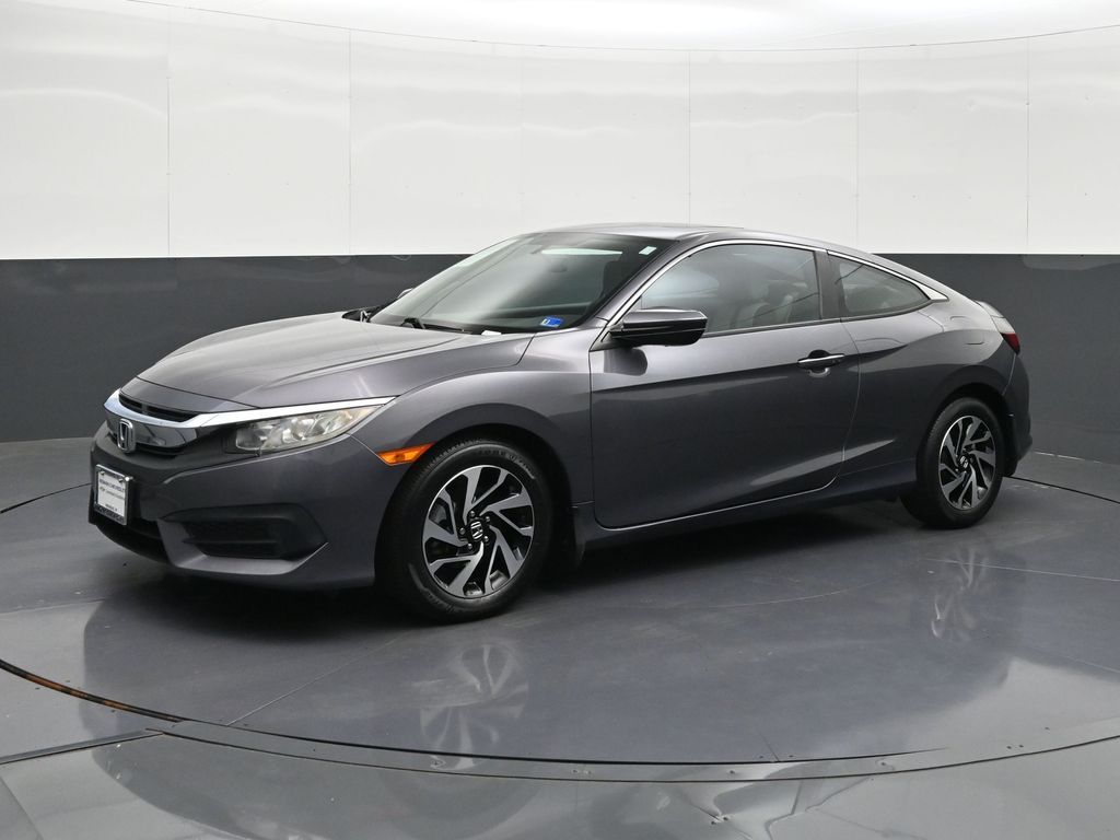 Gray (Modern Steel Metallic) 2016 Honda Civic Coupe Coupe Front-Wheel Drive Continuously Variable Transmission
