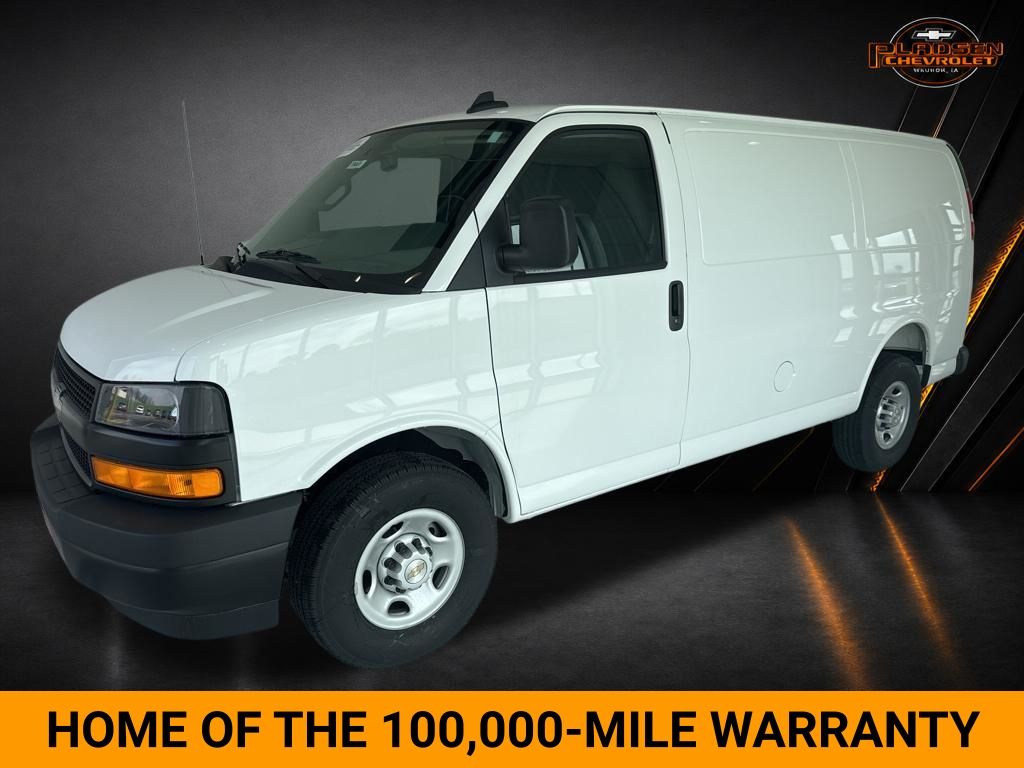 Summit White 2025 Chevrolet Express Cargo Van Rear-Wheel Drive