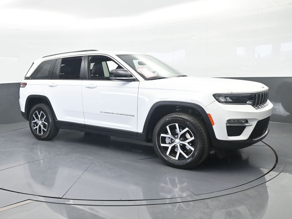 Used 2024 Bright White Clearcoat Jeep Limited image 8