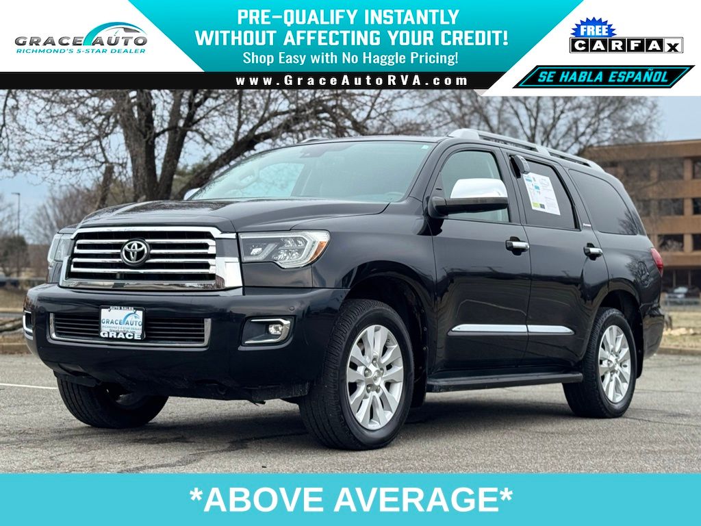 Black 2020 Toyota Sequoia Platinum 4WD SUV / Crossover Four-Wheel Drive 6-Speed Automatic