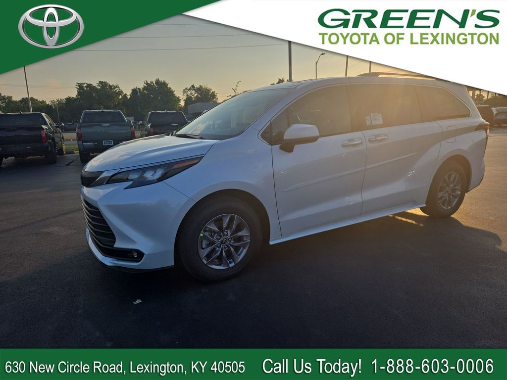 Pearl 2026 Toyota Sienna Minivan All-Wheel Drive Continuously Variable Transmission