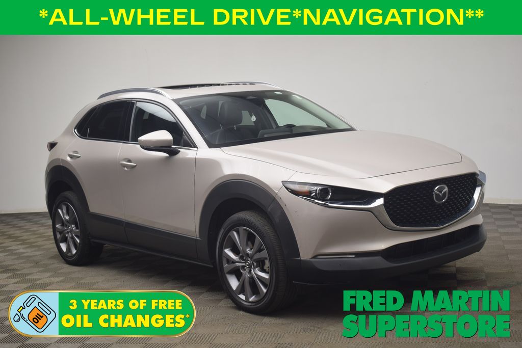 Gray (Platinum Quartz Metallic) 2024 Mazda CX-30 2.5 S Premium AWD SUV / Crossover All-Wheel Drive 6-Speed Automatic