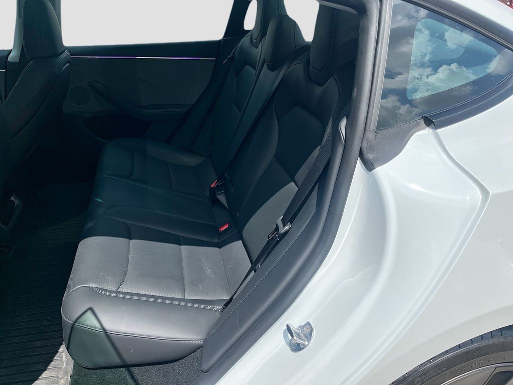 2025 Tesla Model 3 Long Range White at Classic Chevrolet Galveston