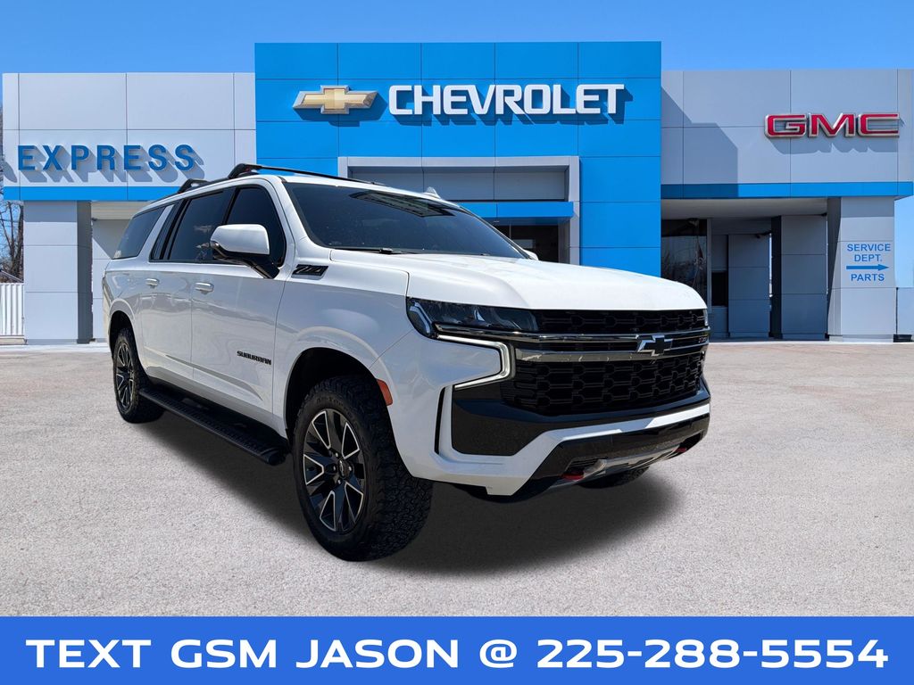 Summit White 2022 Chevrolet Suburban Z71 4WD SUV / Crossover Four-Wheel Drive