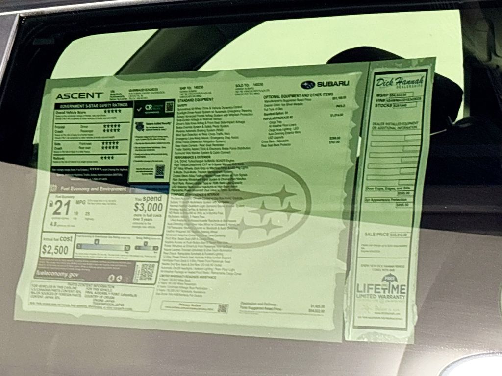 2025 Subaru Ascent Touring