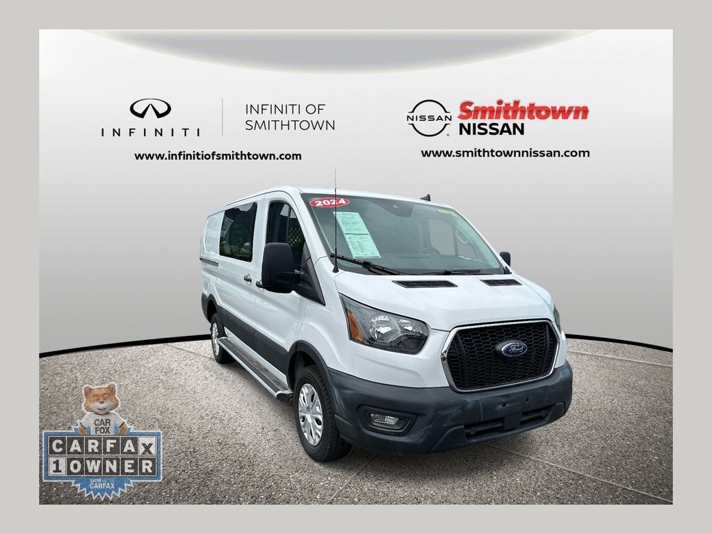 Oxford White 2024 Ford Transit Cargo Van Rear-Wheel Drive