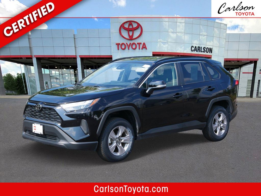 Midnight Black Metallic 2025 Toyota RAV4 SUV / Crossover All-Wheel Drive 8-Speed Automatic