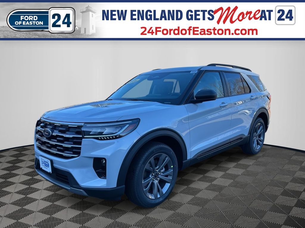 White Metallic 2026 Ford Explorer Active AWD SUV / Crossover All-Wheel Drive Automatic