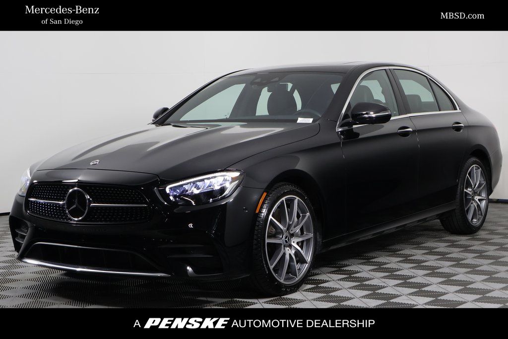 Black 2023 Mercedes-Benz E-Class Sedan Rear-Wheel Drive 9-Speed Automatic