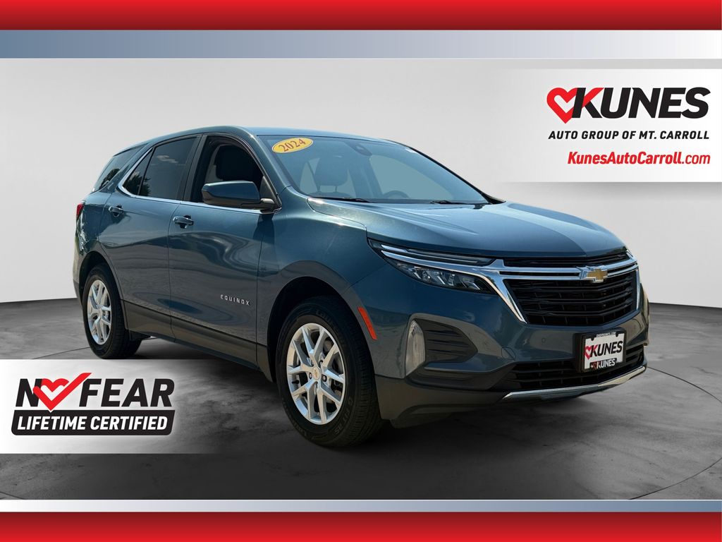 Lakeshore Blue Metallic 2024 Chevrolet Equinox SUV / Crossover Four-Wheel Drive 6-Speed Automatic Overdrive