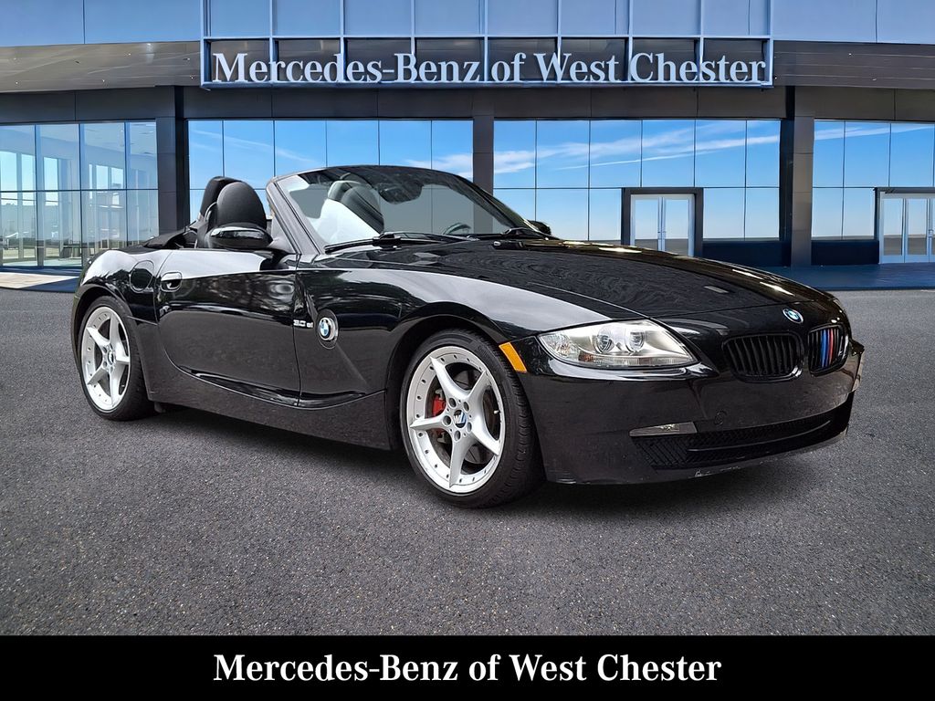 Black 2006 BMW Z4 Convertible 6-Speed Automatic
