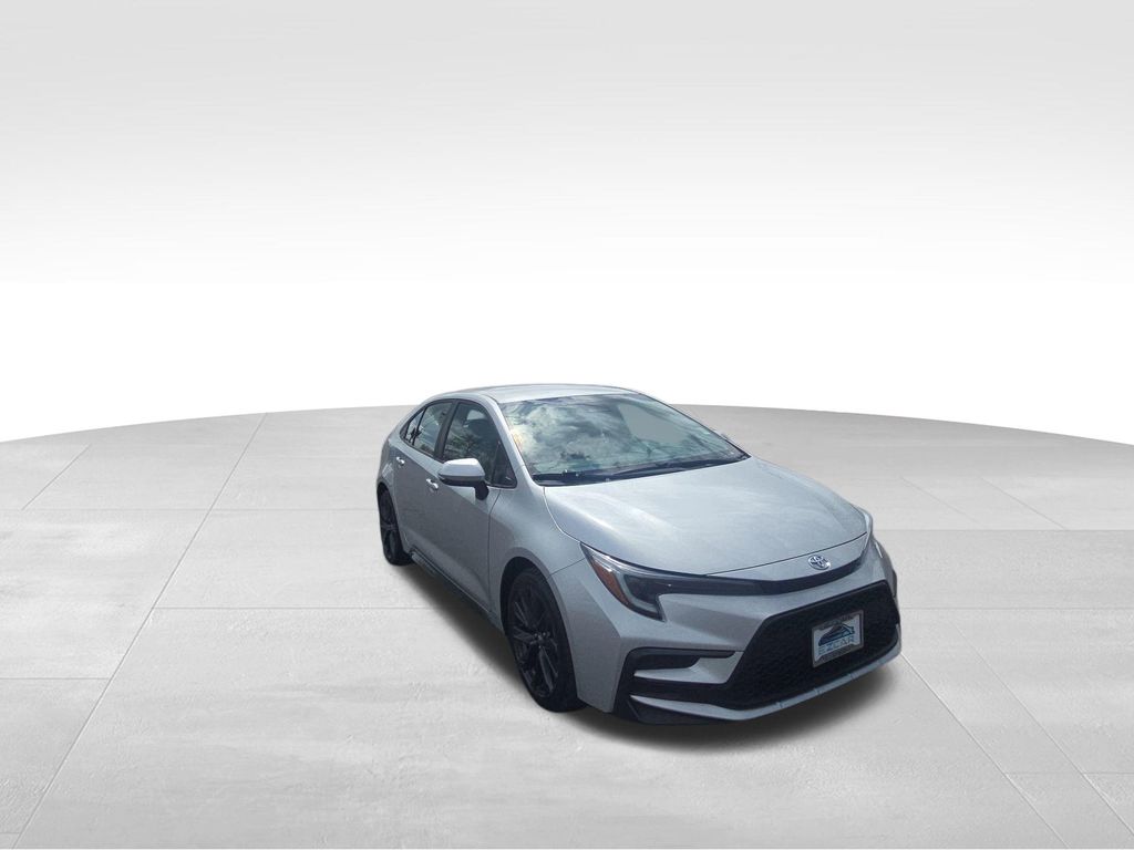 Classic Silver Metallic 2024 Toyota Corolla SE FWD Sedan Front-Wheel Drive Continuously Variable Transmission