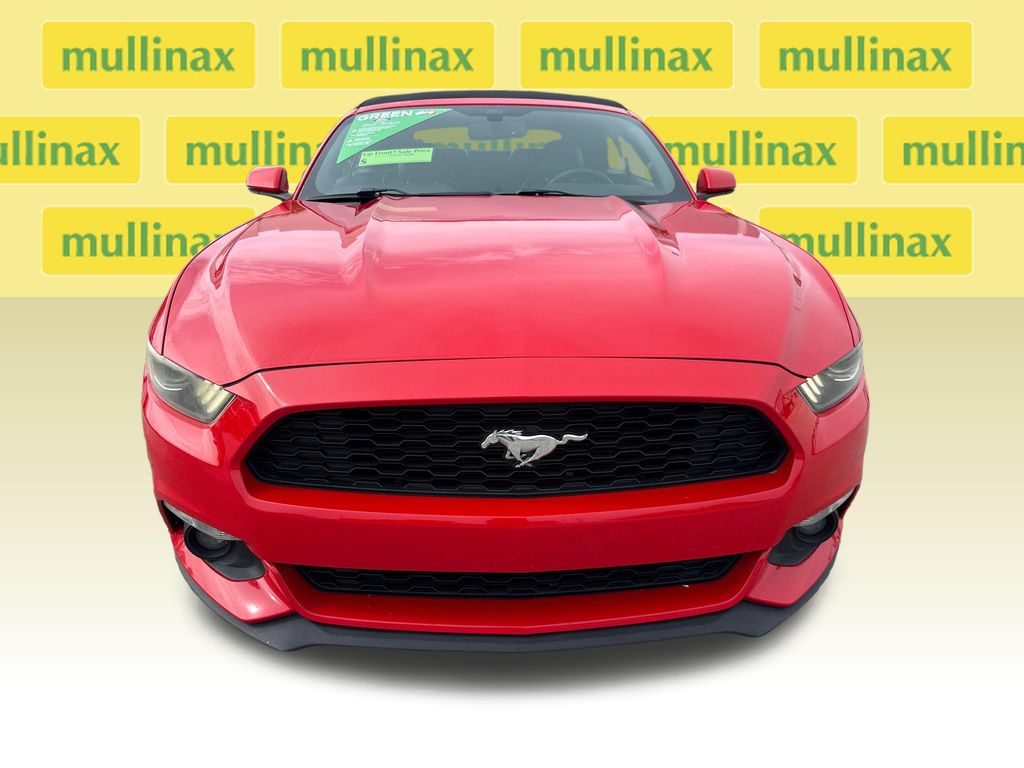 2016 Race Red Ford Mustang EcoBoost Premium RWD Convertible
