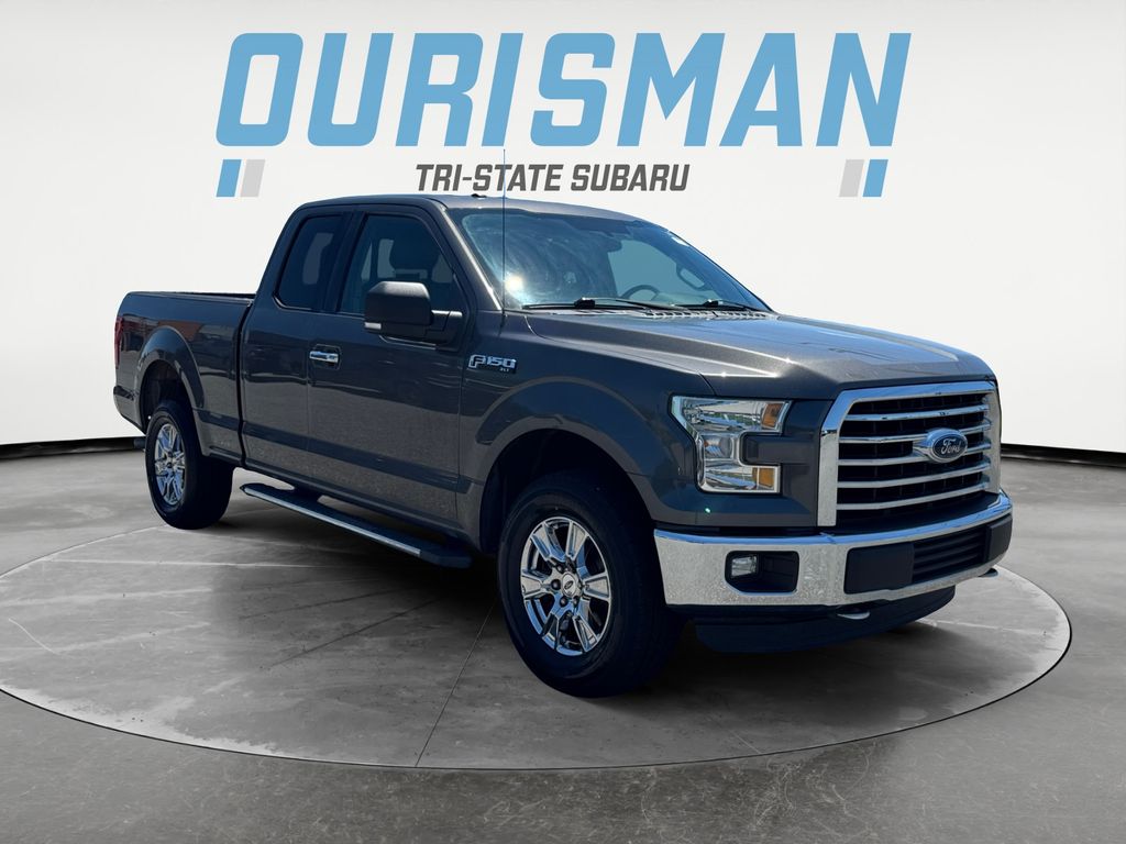 Gray (Magnetic) 2016 Ford F-150 XLT SuperCab 4WD Pickup Truck Four-Wheel Drive 6-Speed Automatic