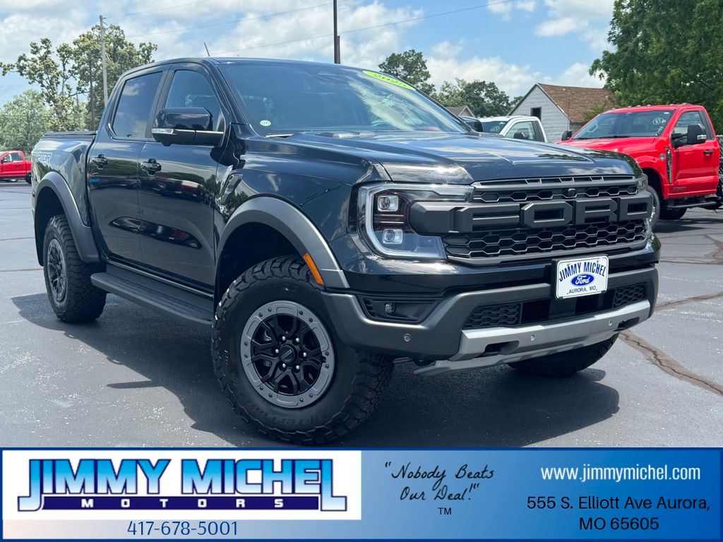 Shadow Black 2025 Ford Ranger Pickup Truck Four-Wheel Drive Automatic