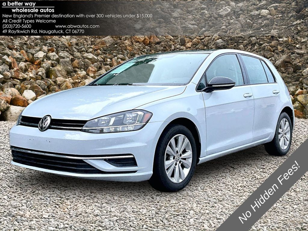 Gray 2021 Volkswagen Golf TSI FWD Hatchback Front-Wheel Drive 8-Speed Automatic