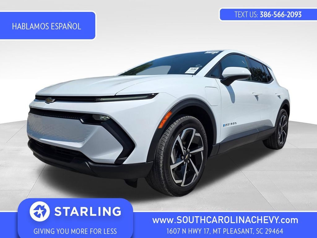 Summit White 2025 Chevrolet Equinox EV LT FWD SUV / Crossover Front-Wheel Drive 1-Speed Automatic