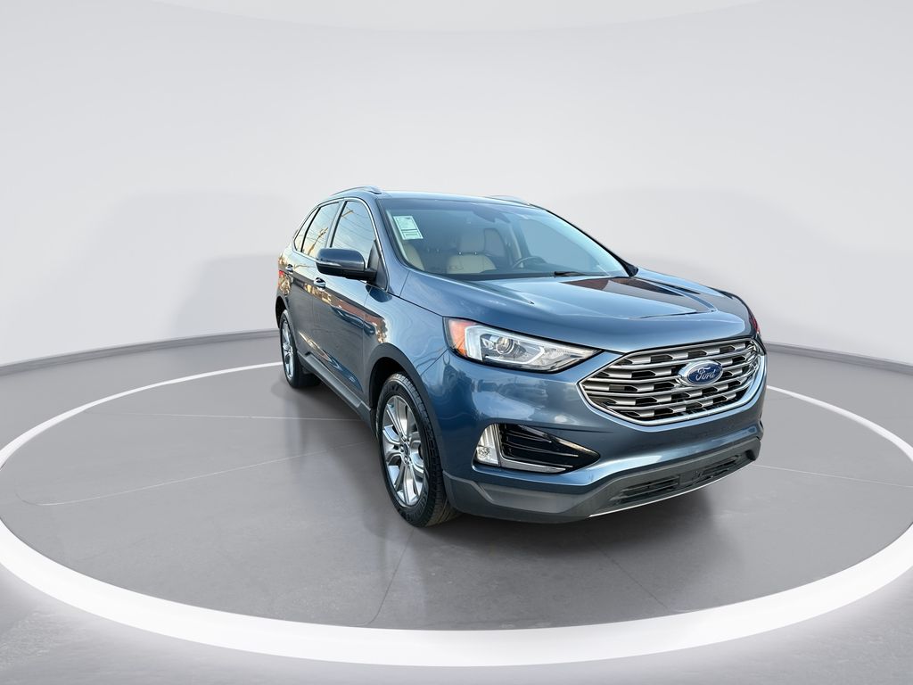 2019 Ford Edge Titanium Blue at Bob King Buick GMC