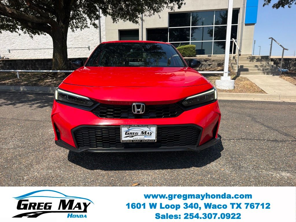 2025 Honda Civic Sport Red at Greg May Honda