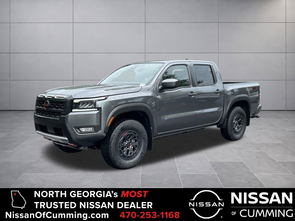 Gray (Gun Metallic) 2026 Nissan Frontier Pickup Truck Four-Wheel Drive 9-Speed Automatic Overdrive