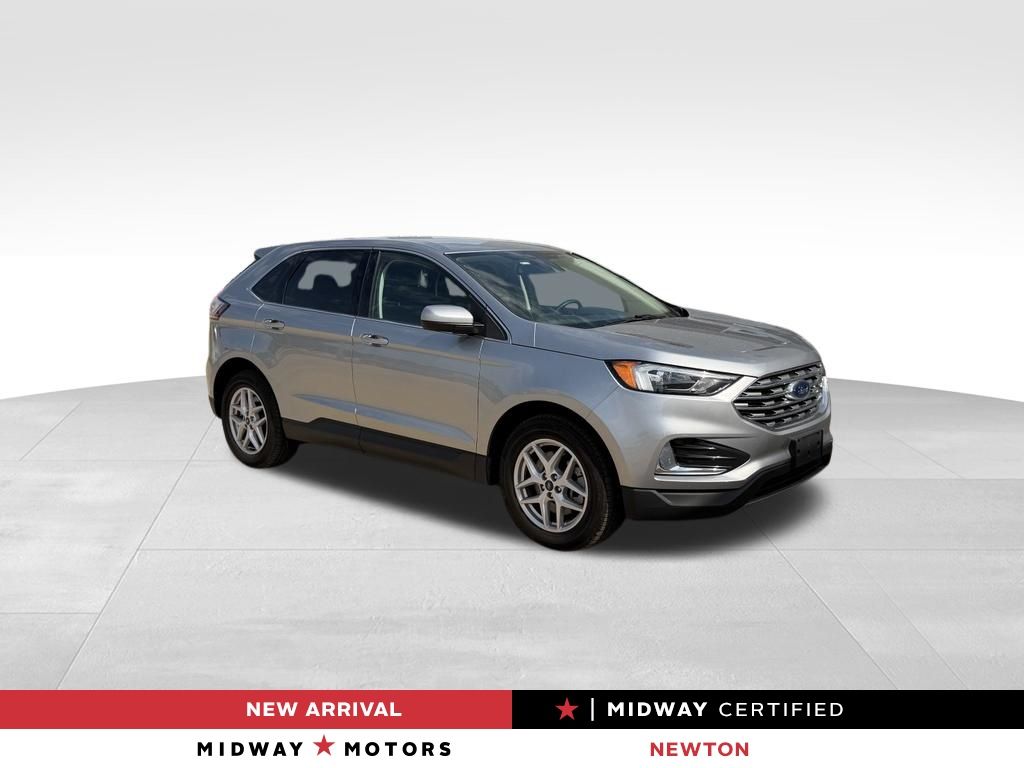 Silver Metallic 2022 Ford Edge SUV / Crossover All-Wheel Drive 8-Speed Automatic