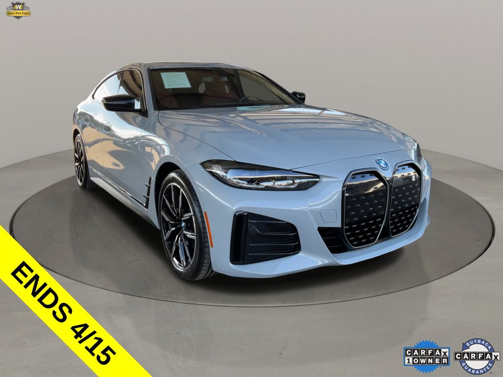 Brooklyn Gray Metallic 2024 BMW i4 eDrive40 Gran Coupe FWD Sedan Rear-Wheel Drive Automatic
